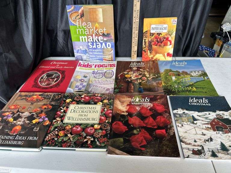 10 Assorted Ideals, Home Decor Books