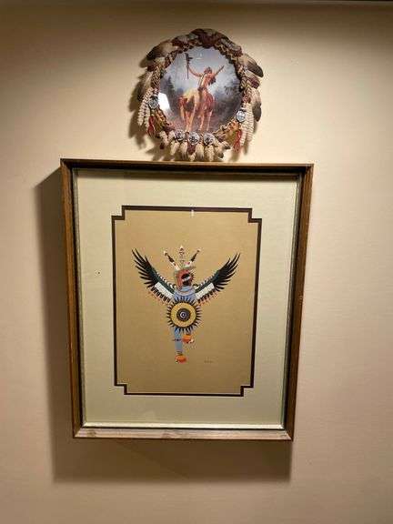 Moppe Framed Art Set & Plate