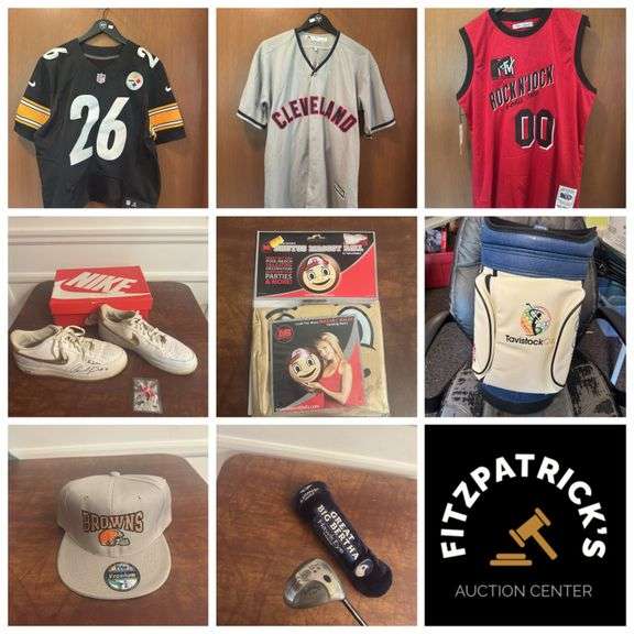 (CHILLICOTHE, OH) - JERSEYS, SPORT CARDS, GOLFING EQUIPMENT, SPORTS TEES, AUTOGRAPH ITEMS