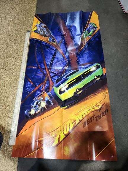 Hot Wheels 2008 Series 2 Sided Poster 48''X24''