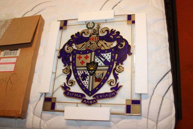 Fraternity Glass Plaque