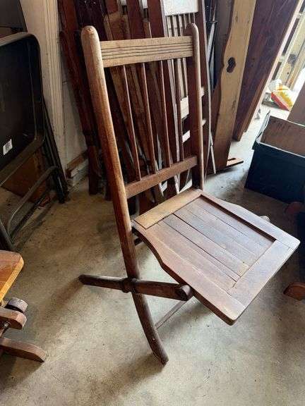 Antique Wooden Funeral Chairs