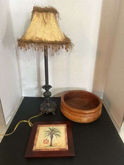 Trivet, Wood Bowl, Lamp
