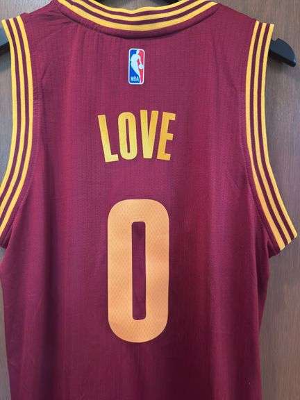 Cleveland Adidas NBA #0 Love Jersey Size M
