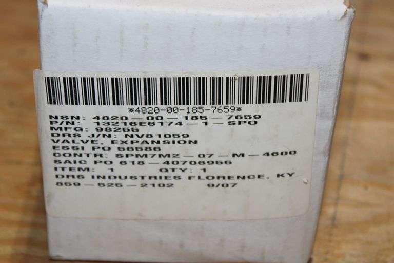 DRS Industries Expansion Valve