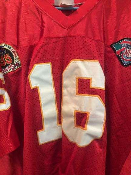Chiefs Mitchell & Ness NFL #16 Dawson Throwbacks Len Dawson 1962 Size 60