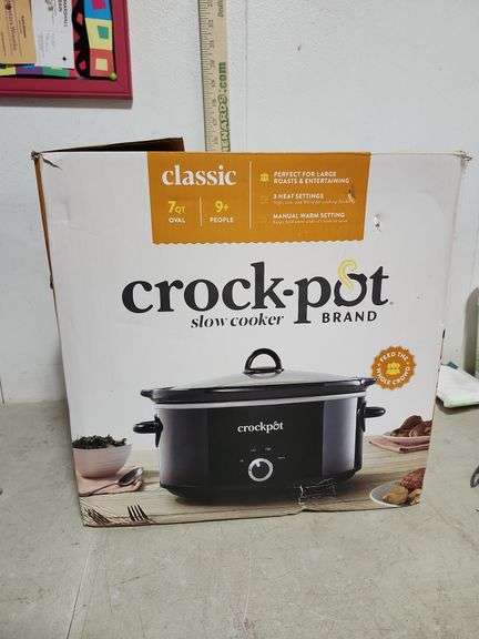 7 Quart Crock-Pot Slow Cooker Said To Be New