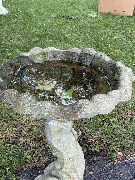 Concrete Birdbath