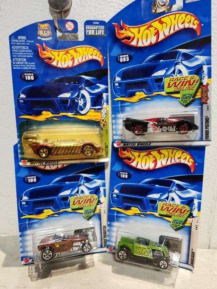 2002 Hot Wheels #83, 100, 108, 109
