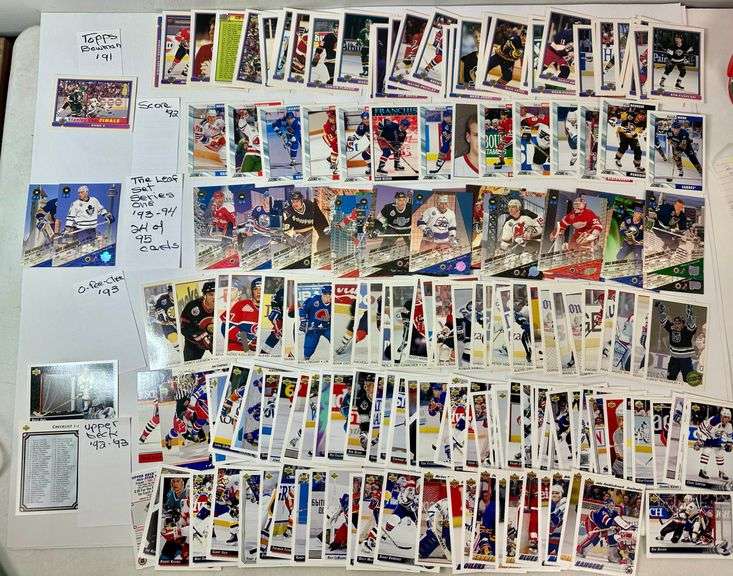 Upper Deck '92-93, OPC, The Leaf Set and More NHL Cards