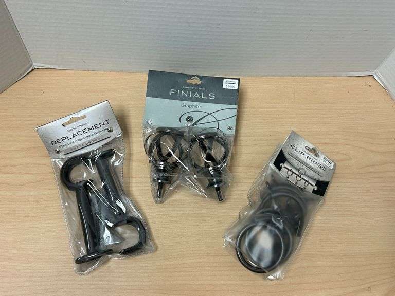 Cambria Curtain Hardware – 3 New Packs