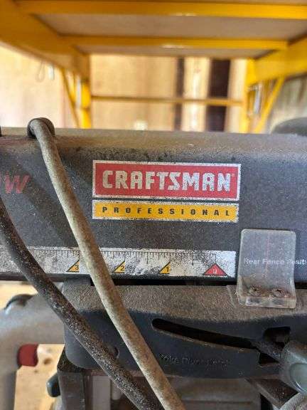 Craftsman Professional 10-Inch Radial Arm Saw with Stand