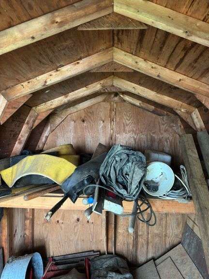 Contents of Shed including Truck Parts