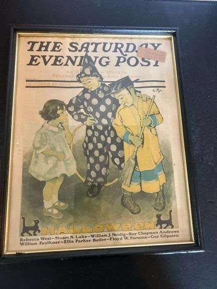 Framed Saturday Evening Post Cover
