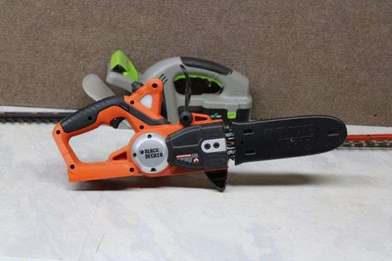 Black & Decker Hedge Hog, Earthwise, and Cordless Hedge Trimming Tools