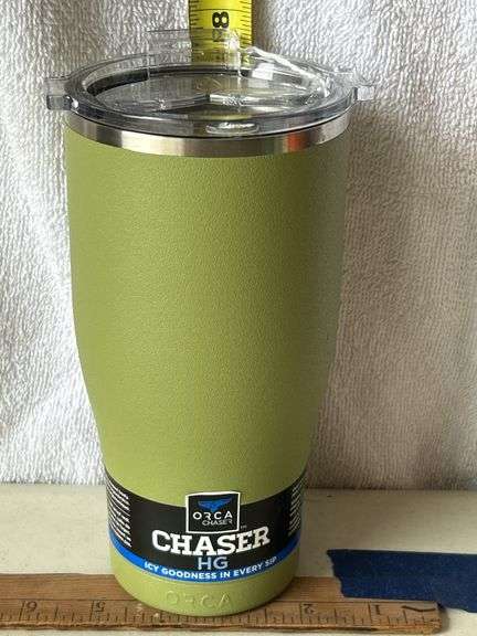 Orca Chaser 27 oz. Stainless Steel U.S.A. Made Tumbler Cup Od Green