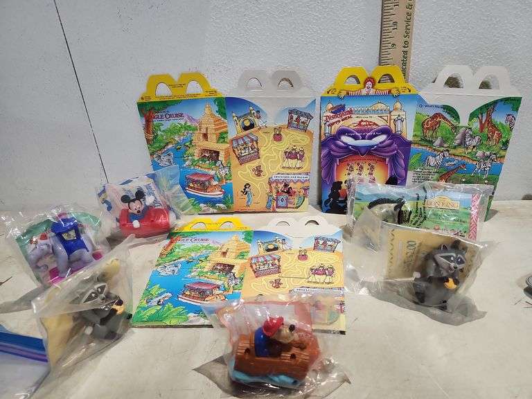 Assorted McDonalds Toys & Boxes