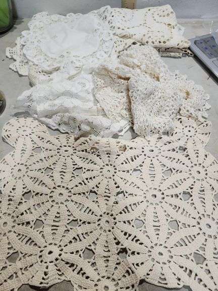 17 Assorted Doilies