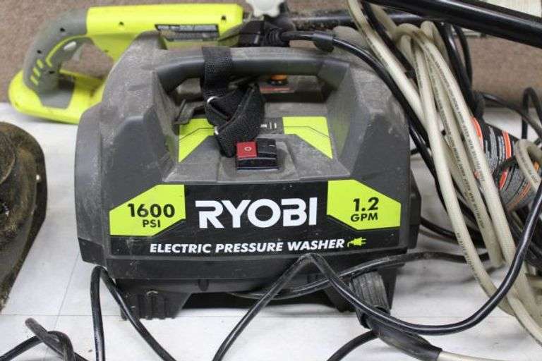 Ryobi Outdoor Electric and Gas-Powered Tools, Including a Pressure Washer, String Trimmers, and Wate