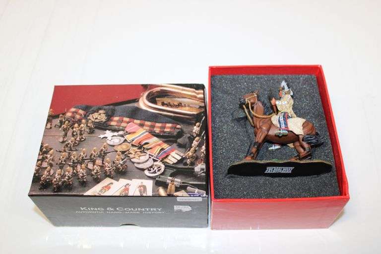 Mounted Native American