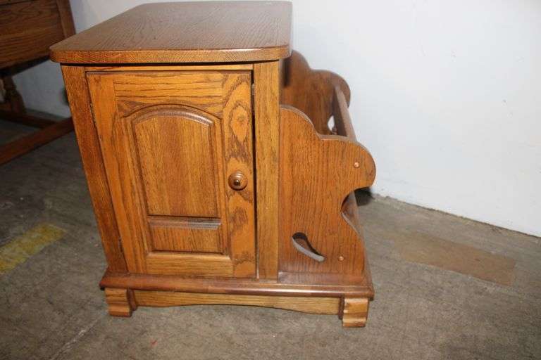 Oak Side Cabinet