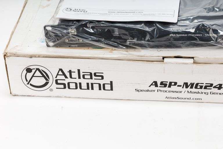 Atlas Sound Speaker Processor/ Masking Generator ASP-MG24
