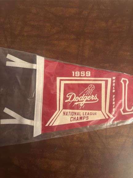 Los Angeles Dodgers 1959 National League Champs World Series Flag