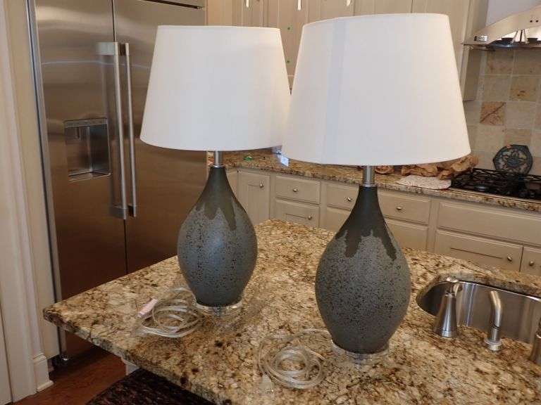 Pacific Coast Lighting 32F01 Volcanic Shimmer Table Lamp Set of 2
