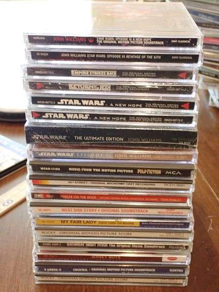Adult Owned Soundtrack CDs STAR WARS PULP FICTION FIDDLER WEST SIDE STORY ROCKY COCKTAIL JERSEY BOYS