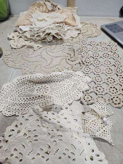 17 Assorted Doilies