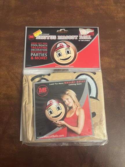 Brutus Mascot Ball 16” Inflatable NEW SEALED