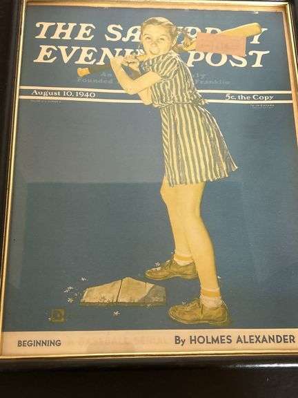 Framed Saturday Evening Post Cover