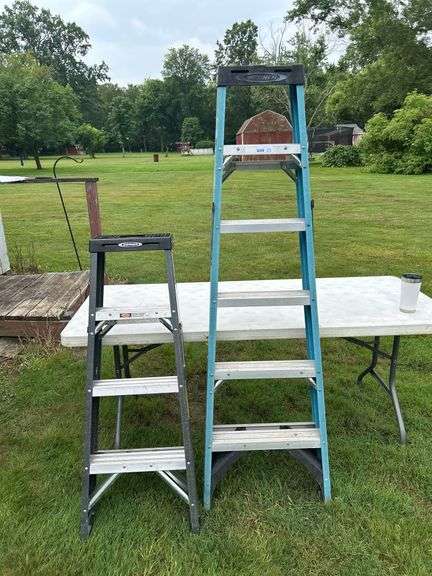 Werner Fiberglass Ladders - 4’ & 6’