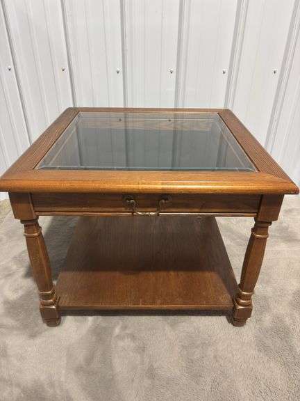 Oak Display Table