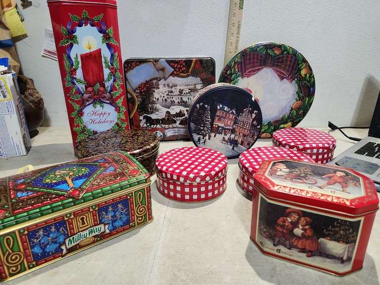 Assorted Tins Cheryl & Co., Etc.