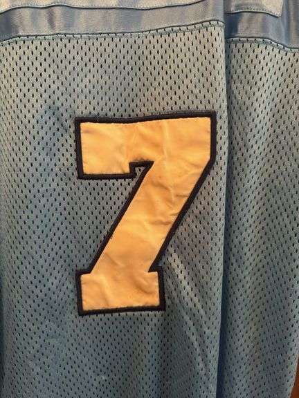 Championship Gold Light Blue #7 Jersey Size L