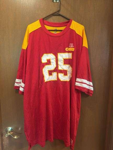 Chiefs AF West NFL #25 Charles Jersey Size 5XL