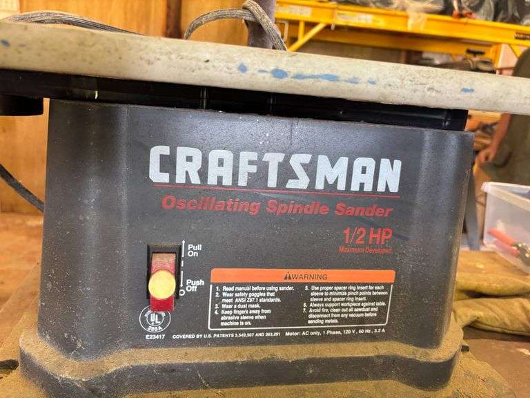Craftsman Oscillating Spindle Sander 1/2 HP