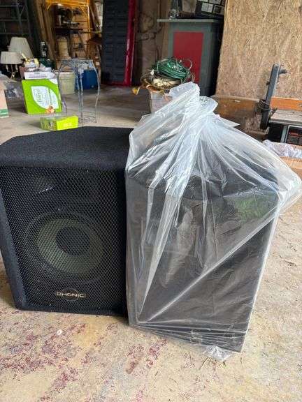 Phonic PA Speaker Set with Protective Covers