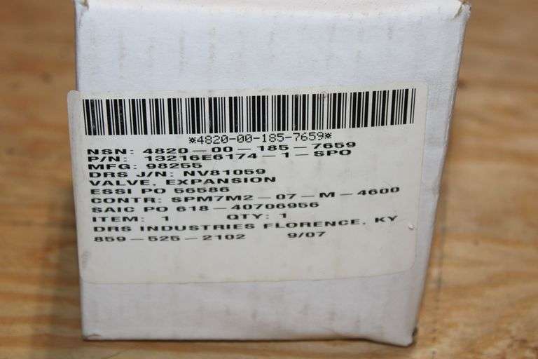 DRS Industries Expansion Valve