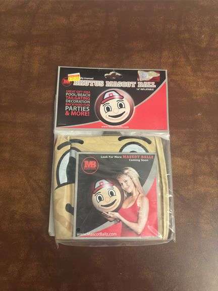 Brutus Mascot Ball 16” Inflatable NEW SEALED