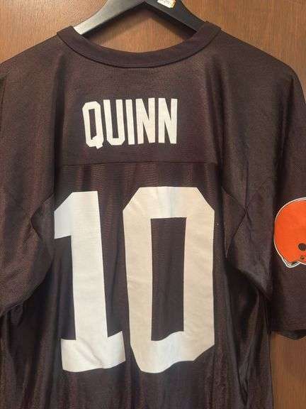 Browns NFL #10 Quinn Jersey Size L