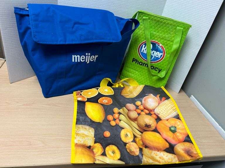 Lot of 3 Reusable Shopping Bags