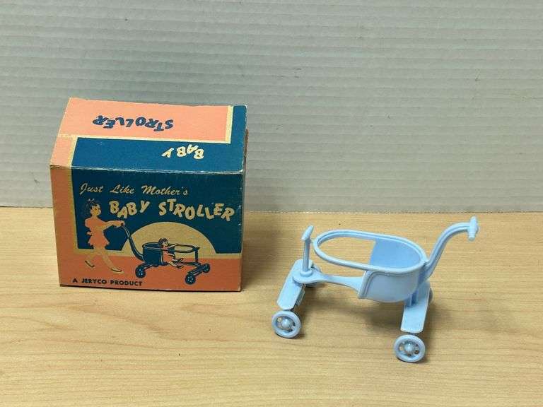 Vintage Jeryco “Just Like Mother’s” Baby Stroller Toy with Original Box