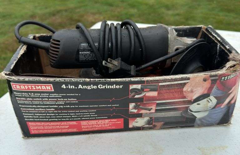 Craftsman 4” Angle Grinder