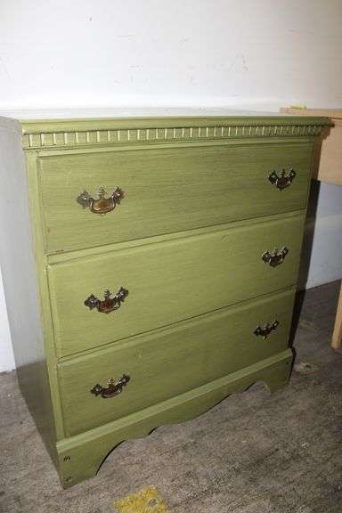 Green Chest of Drawers