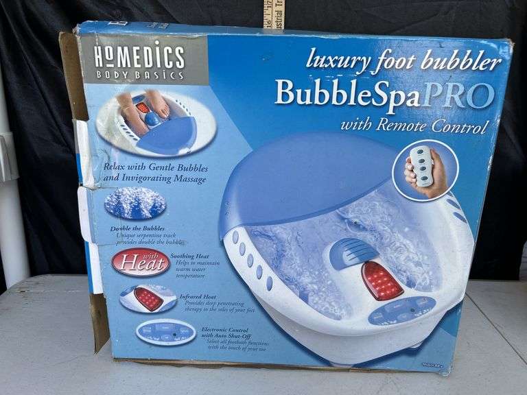 Homedics Bubble Spa Pro Appears New In Box