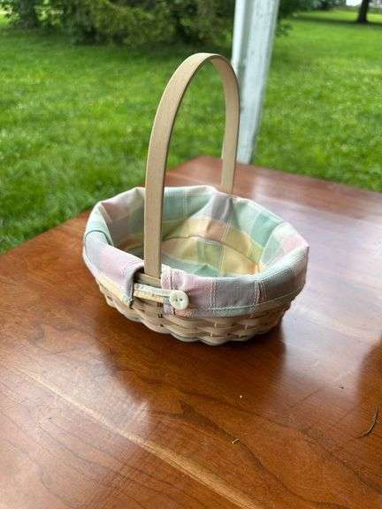 Four Longaberger Baskets with Inserts and Accessories