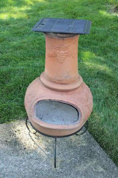 Terracotta Chiminea Stove