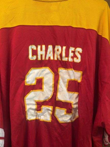 Chiefs AF West NFL #25 Charles Jersey Size 5XL
